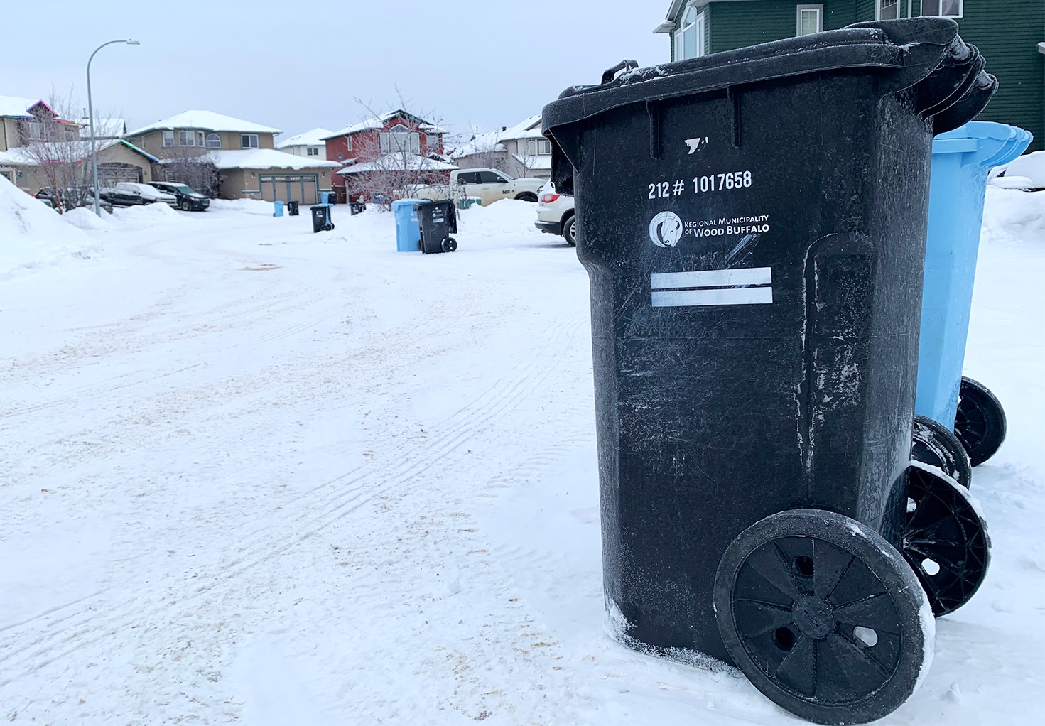 garbage bins