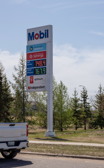 A sample freestanding sign.