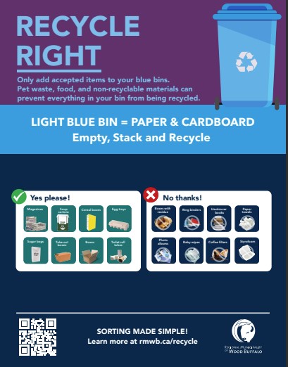 Light Blue Bin Recycling Guide