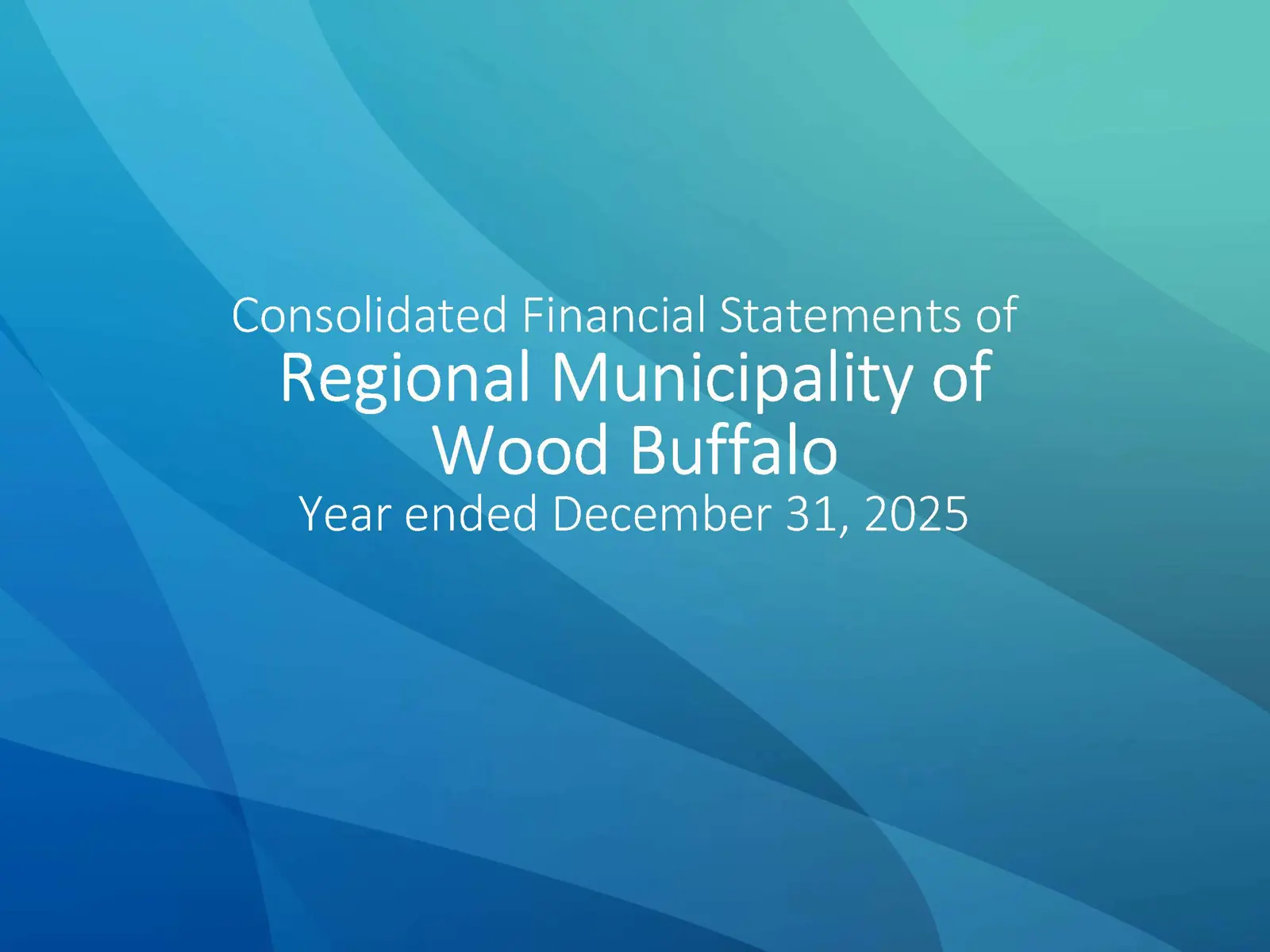 Financial Reports | Regional Municipality of Wood Buffalo