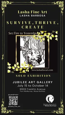 Poster for Lasha Fine Art at  the Jubilee Art Gallery