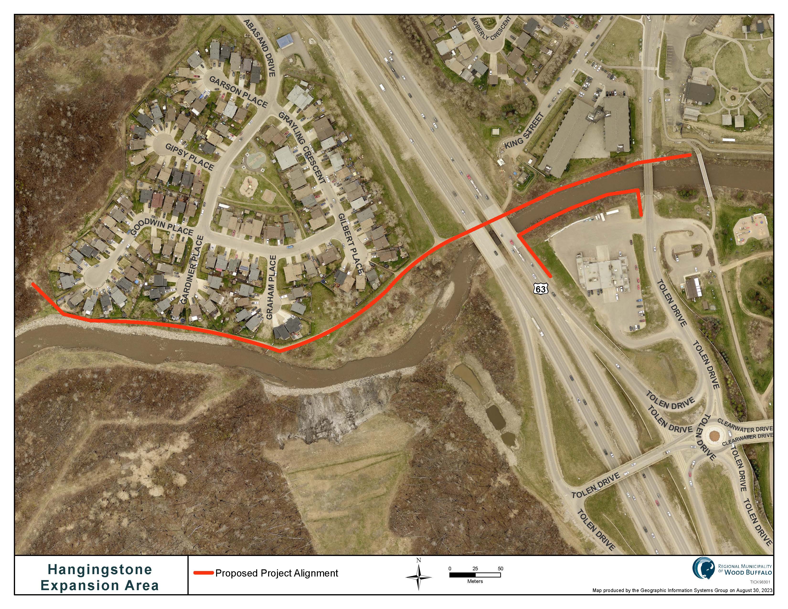 Map of Hangingstone Expansion Area